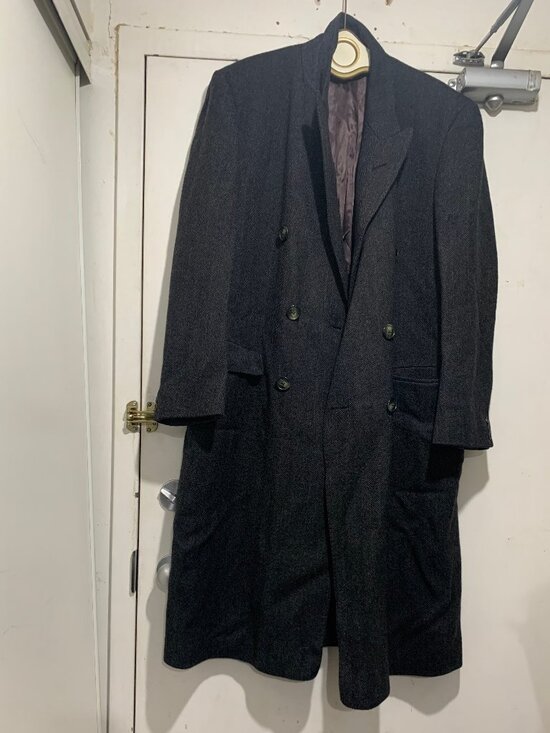 VINTAGE GARVEY'S MEN'S SHOP GENUINE WEST OF ENGLAND WOOL TRENCH COATS SIZE 42/L - Picture 11 of 15